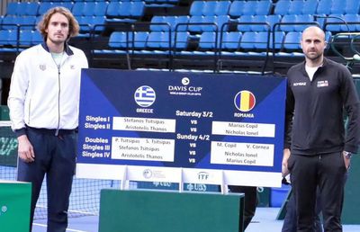 Petros Tsitsipas/Stefanos Tsitsipas - Marius Copil/Victor Cornea 6-7, 6-3, 6-4 » România învinsă în Cupa Davis