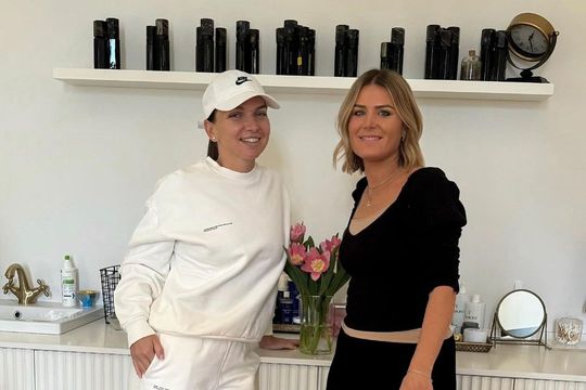 Simona Halep și Valeria Dafinoiu / FOTO: Instagram