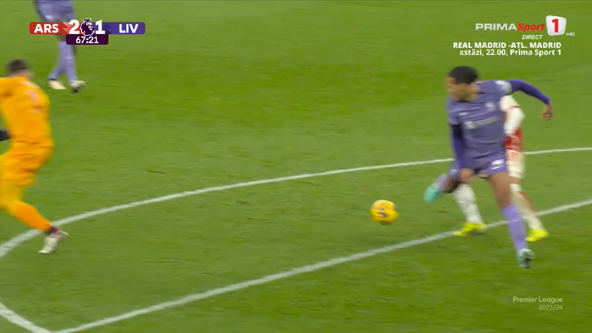 Gafa lui Alisson în Arsenal - Liverpool