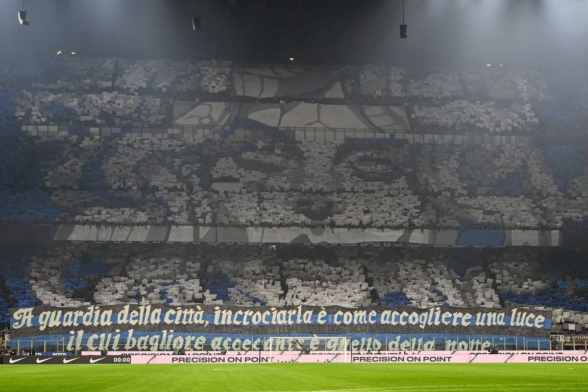 Imaginile serii în Europa » S-au întrecut în scenografii spectaculoase la Real Madrid - Atletico și Inter - Juventus