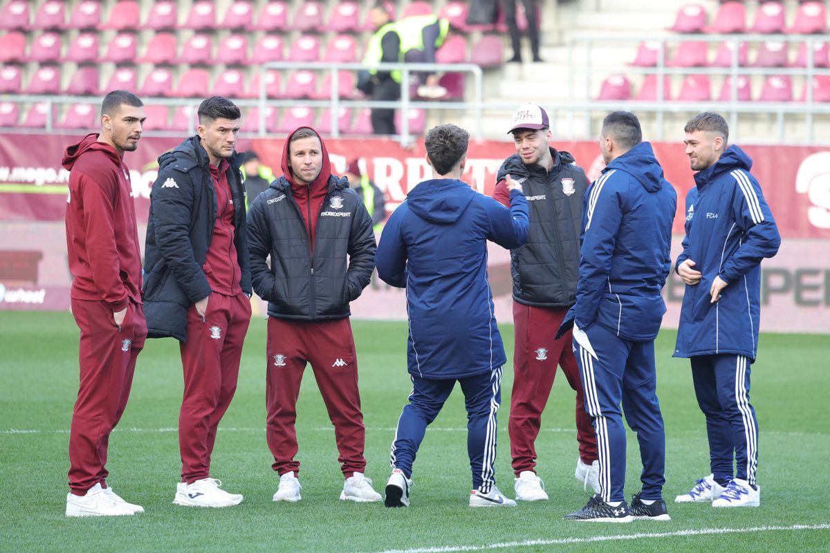 Rapid - Unirea Slobozia, imagini înainte de meci