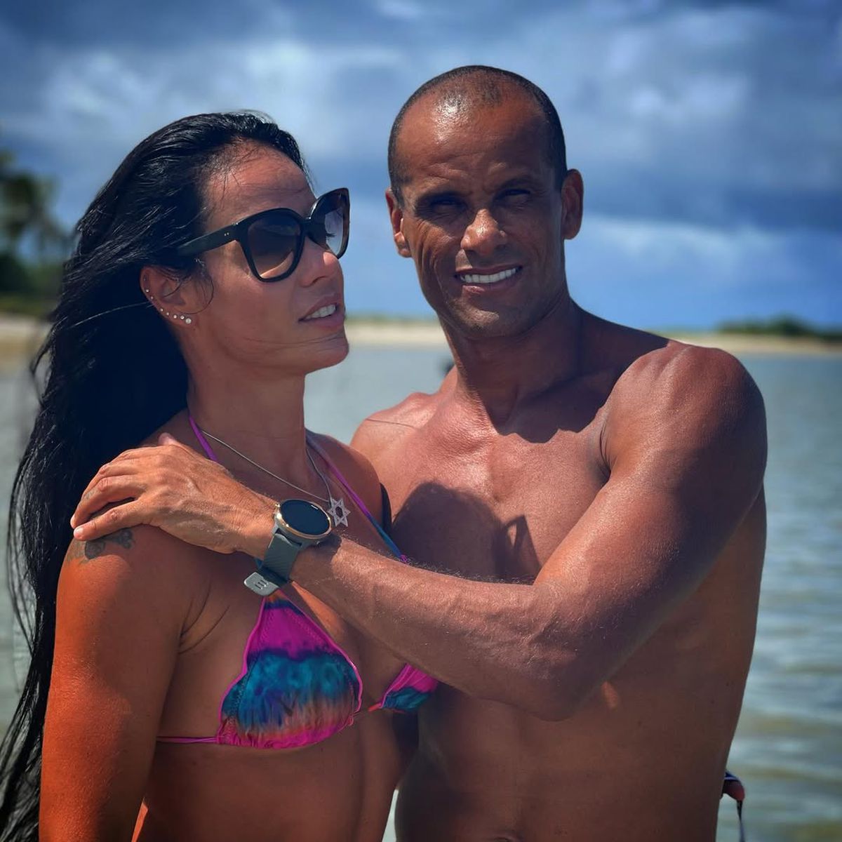 Rivaldo și-a adus și cei doi băieți mai mici la Farul!