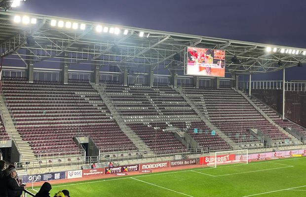 Scene rar văzute pe Giulești » Peluza Nord a fost goală la meciul dintre Rapid și Unirea Slobozia