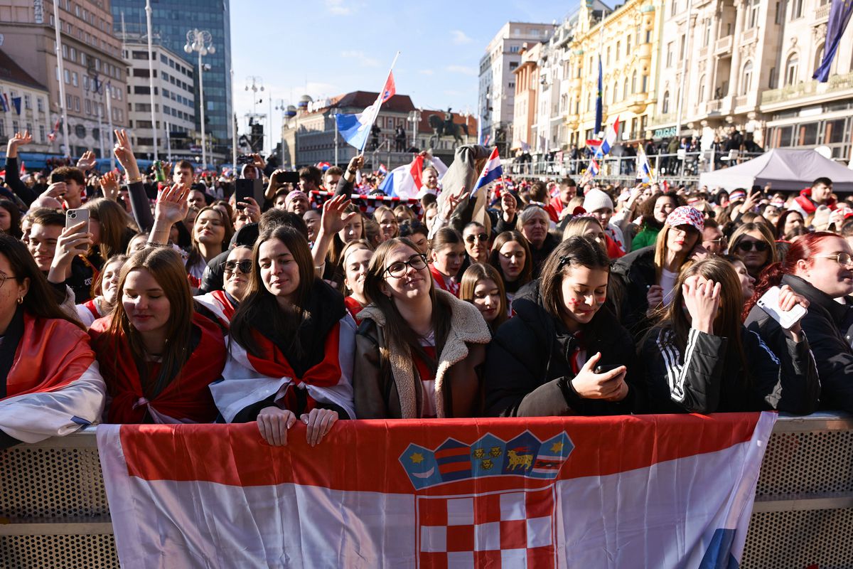 Primirea handbaliștilor croați, vicecampioni mondiali