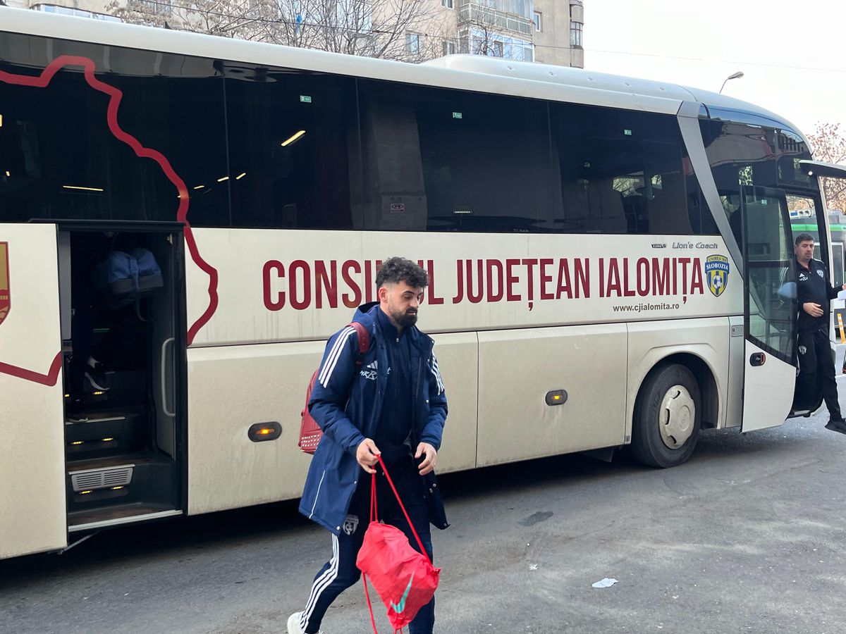 Rapid - Unirea Slobozia, imagini înainte de meci