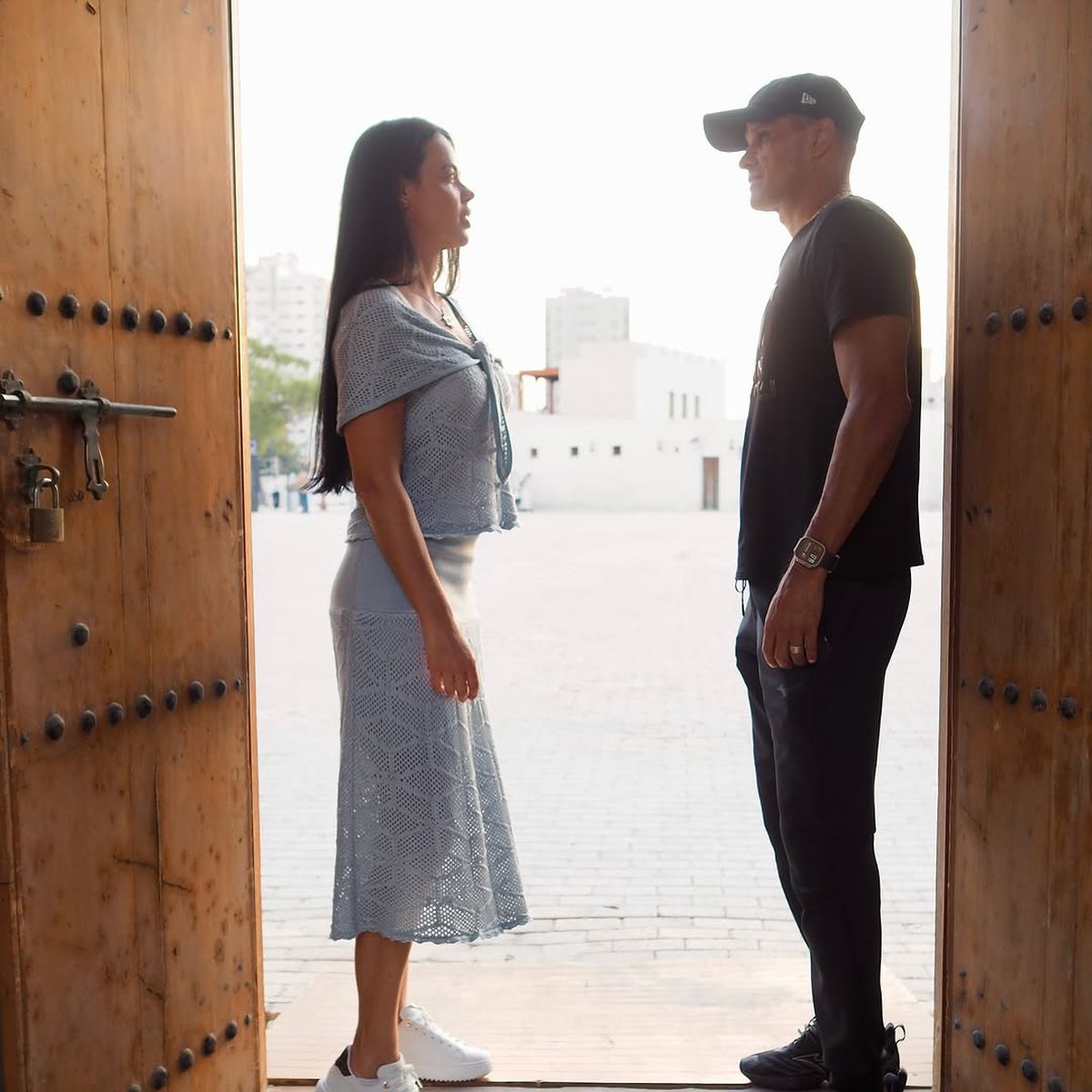 Rivaldo și-a adus și cei doi băieți mai mici la Farul!