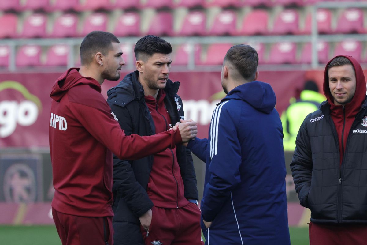 Rapid - Unirea Slobozia, imagini înainte de meci