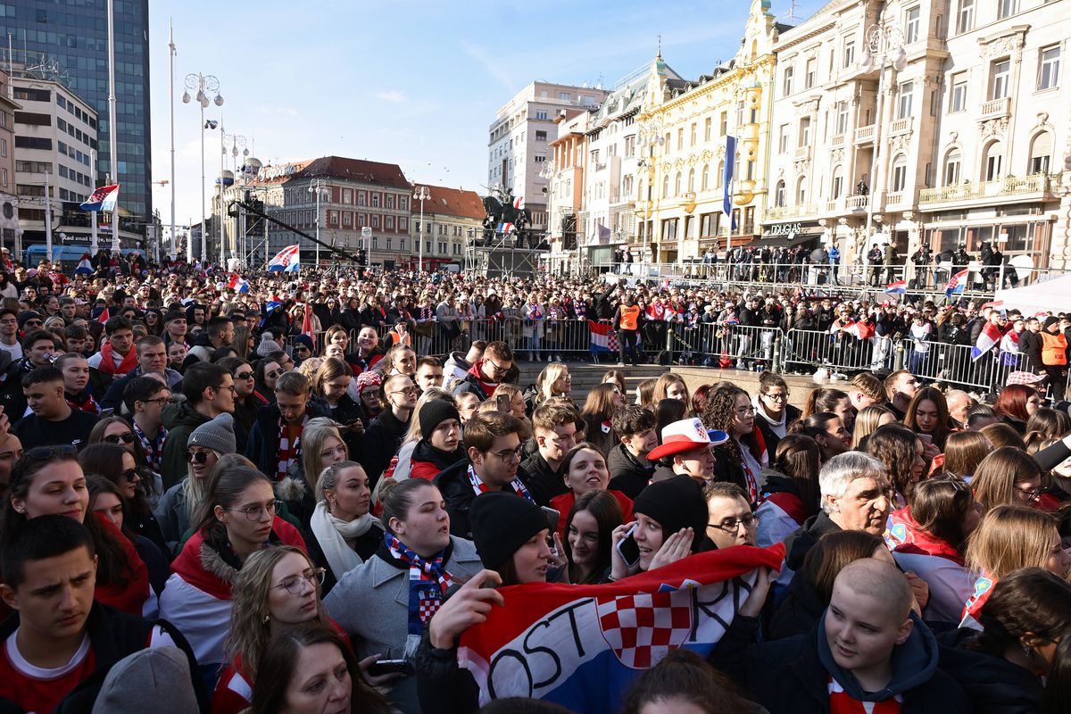 Primirea handbaliștilor croați, vicecampioni mondiali