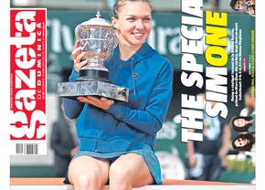 Cariera Simonei Halep în zece prime pagini din Gazeta Sporturilor