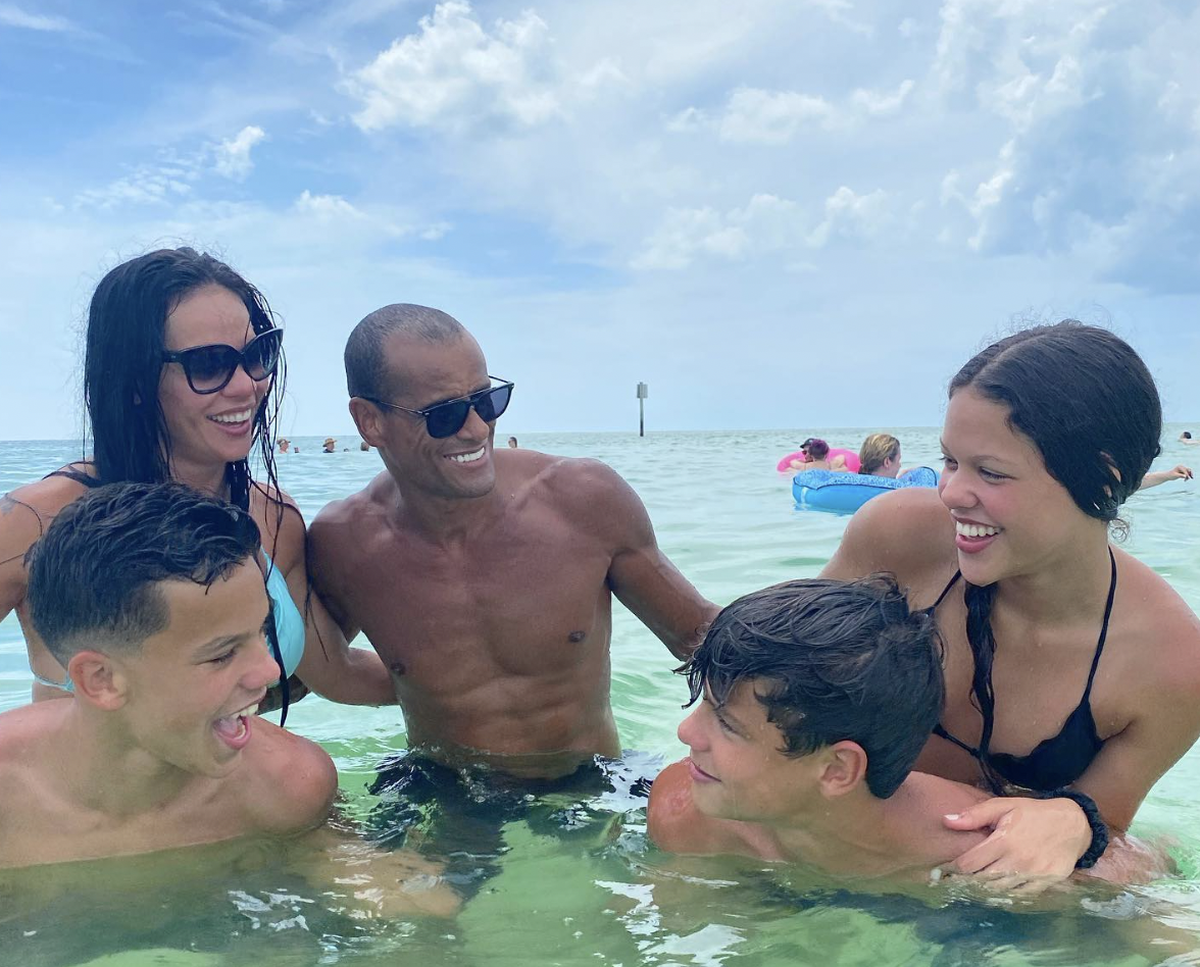 Rivaldo și-a adus și cei doi băieți mai mici la Farul!