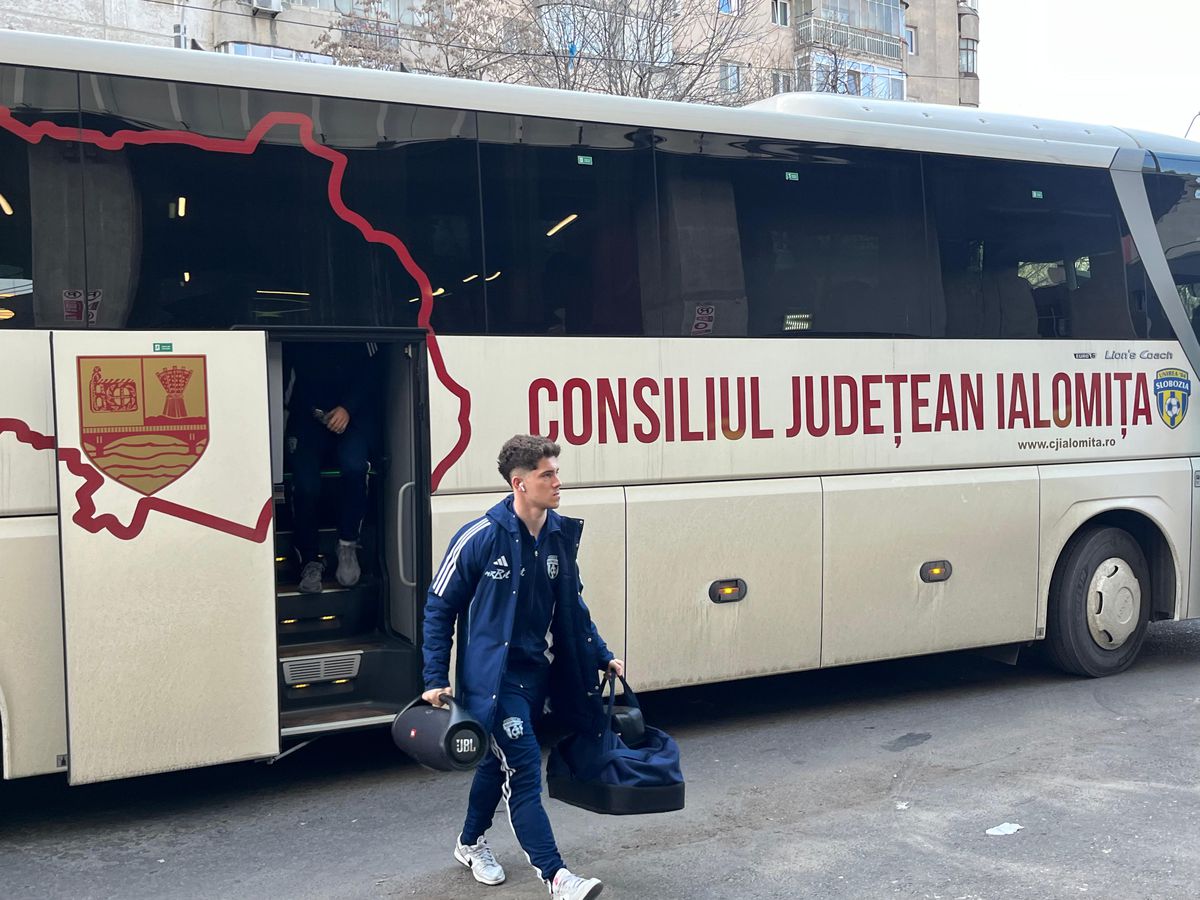 Rapid - Unirea Slobozia, imagini înainte de meci