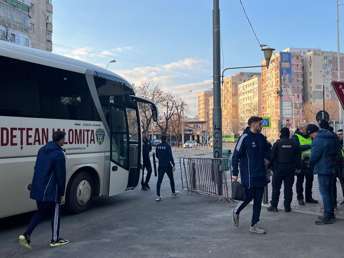 Rapid - Unirea Slobozia, imagini înainte de meci