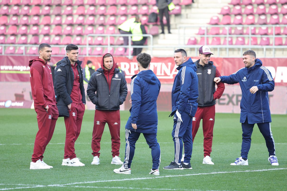 Rapid - Unirea Slobozia, imagini înainte de meci