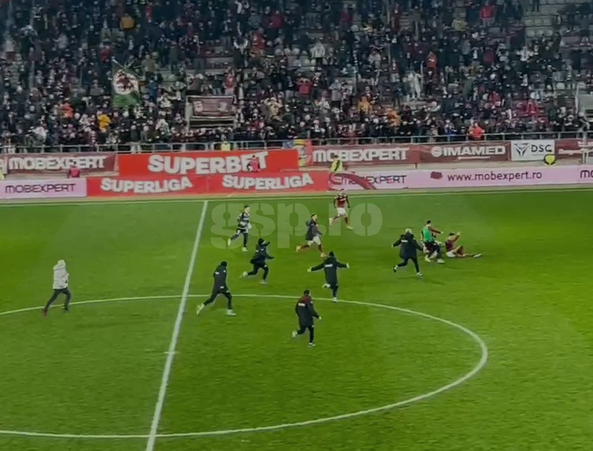 Rapid - Slobozia, gol decisiv în prelungiri: cum a sărbătorit Șumudică