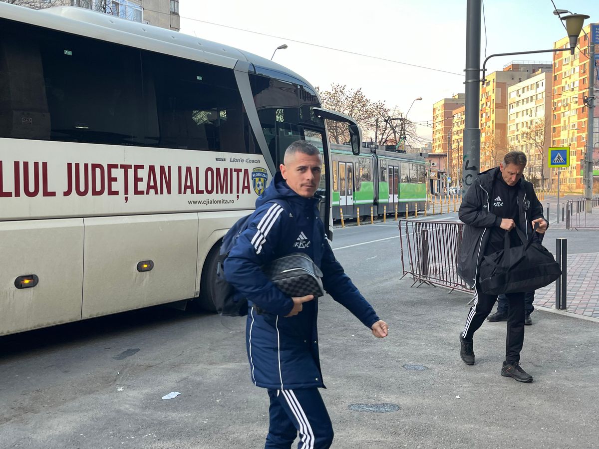 Rapid - Unirea Slobozia, imagini înainte de meci