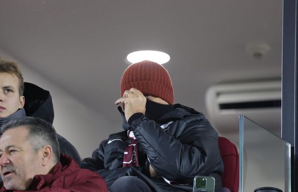 Reacția incredibilă a lui Dan Șucu la pauza meciului dintre Rapid și Unirea Slobozia » Cum a fost surprins patronul giuleștenilor