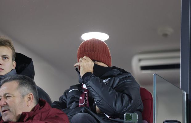 Reacția incredibilă a lui Dan Șucu la pauza meciului dintre Rapid și Unirea Slobozia » Cum a fost surprins patronul giuleștenilor