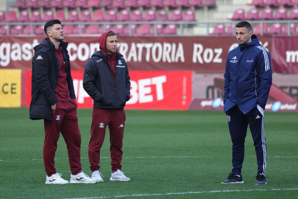 Rapid - Unirea Slobozia, imagini înainte de meci