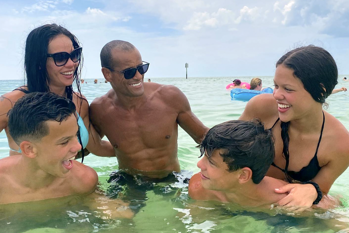 Rivaldo și-a adus și cei doi băieți mai mici la Farul!