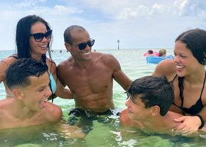 Rivaldo și-a adus și cei doi băieți mai mici la Farul!
