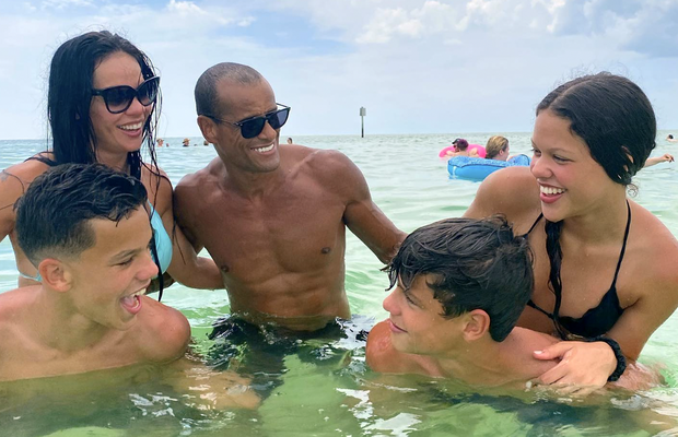 Rivaldo și-a adus și cei doi băieți mai mici la Farul!