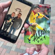 Polonezul a obținut un autograf și o poză cu Viorel Moldovan / FOTO: Carmen Dumitru (GSP)