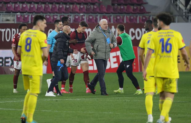 Momente INCREDIBILE în Giulești! Șumudică, sprint de 50 de metri după golul din prelungiri » Voicu a fugit să-l oprească, ce a urmat