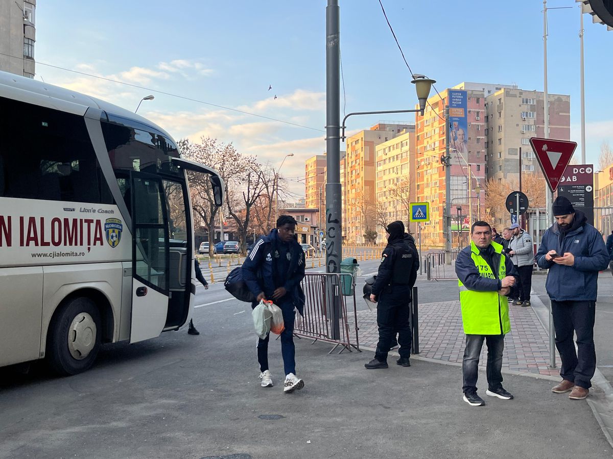 Rapid - Unirea Slobozia, imagini înainte de meci