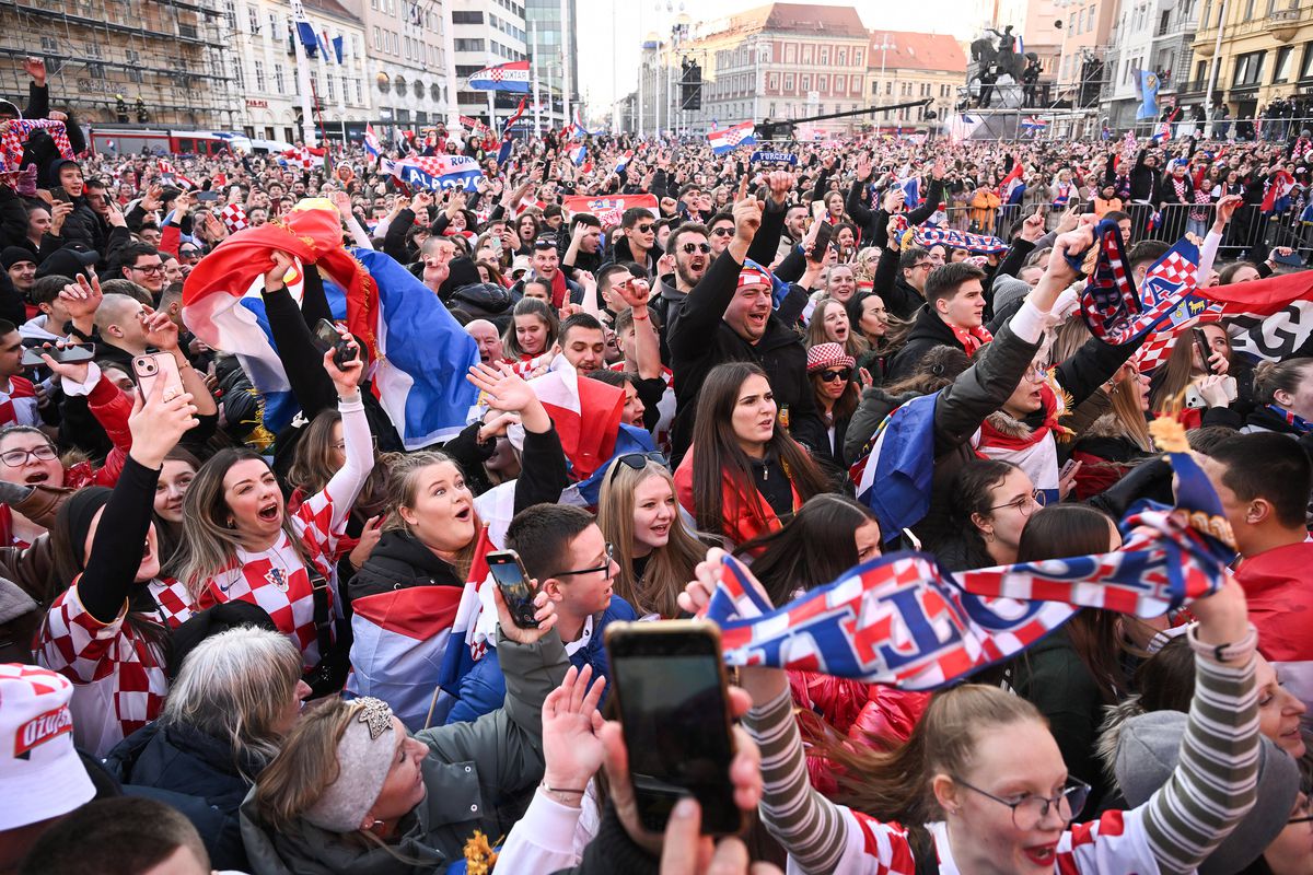 Primirea handbaliștilor croați, vicecampioni mondiali