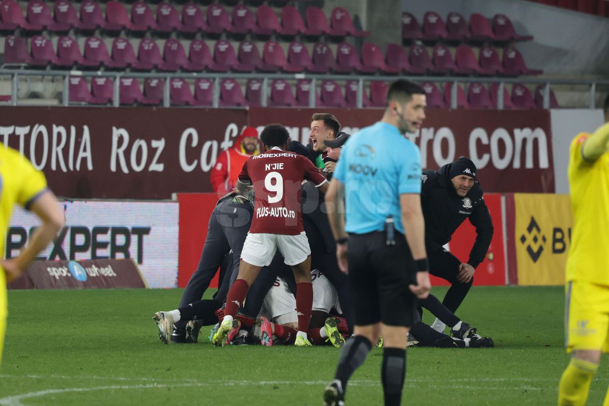 Rapid - Slobozia, gol decisiv în prelungiri: cum a sărbătorit Șumudică