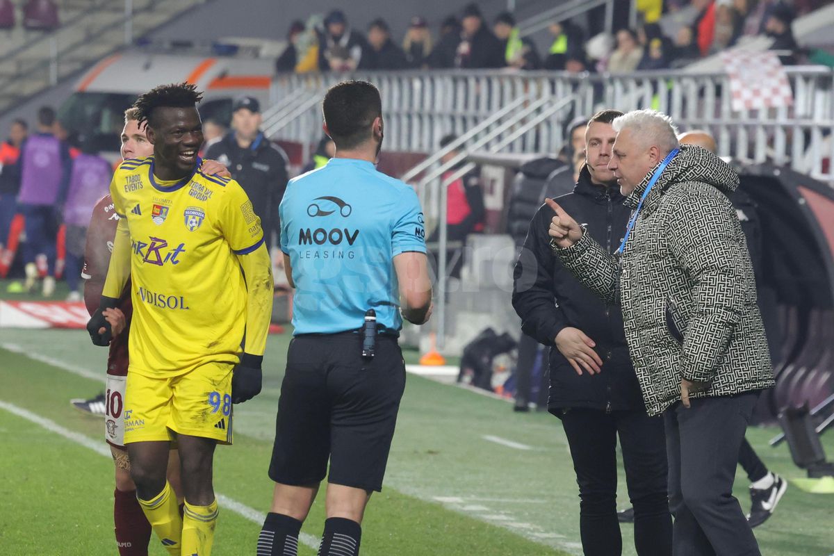 Marius Șumudică a primit un cartonaș galben / Foto: Ionuț Iordache GSP