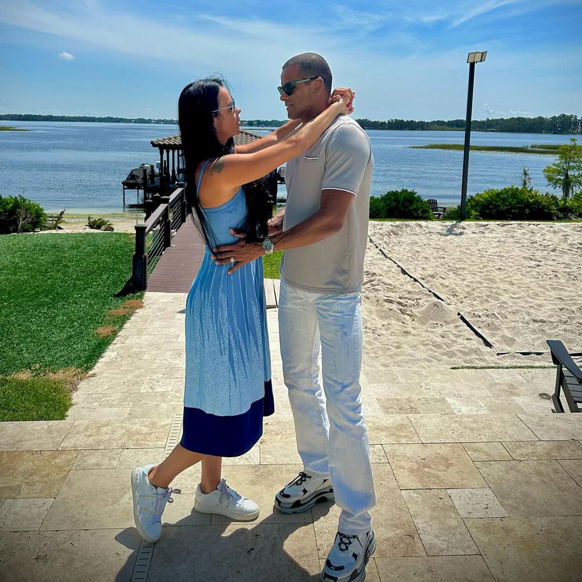 Rivaldo și-a adus și cei doi băieți mai mici la Farul!