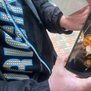 Polonezul a obținut un autograf și o poză cu Viorel Moldovan / FOTO: Carmen Dumitru (GSP)