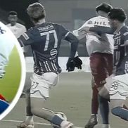 Musi a cerut penalty în Farul - Dinamo/ foto: captură Digi Sport