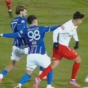 Musi a cerut penalty în Farul - Dinamo/ foto: captură Digi Sport