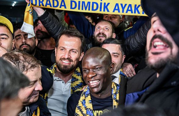 Isterie la sosirea lui N'Golo Kante la Fenerbahce!