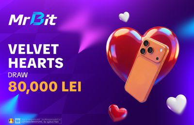 Velvet Hearts la MrBit: premii săptămânale și un fond total de 80.000 LEI