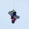 Henrik von Appen. schior transportat cu elicopterul / foto: SITA/AP