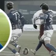Musi a cerut penalty în Farul - Dinamo/ foto: captură Digi Sport