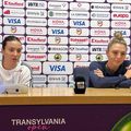 Gabriela Ruse și Jaqueline Cristian, la conferința de presă/Foto: David Istrate (GSP.ro)