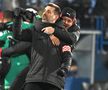 Imagine memorabilă, după Farul - Dinamo: Florentin Petre i-a sărit în spate victoriosului Kopic. Foto: sportpictures.eu