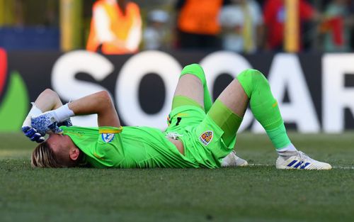 Ionuț Radu, fotbalistul anului în ultima anchetă GSP, re o medie de două goluri primite pe meci în acest sezon, dar nu mai apără din 21 decembrie / Getty Images