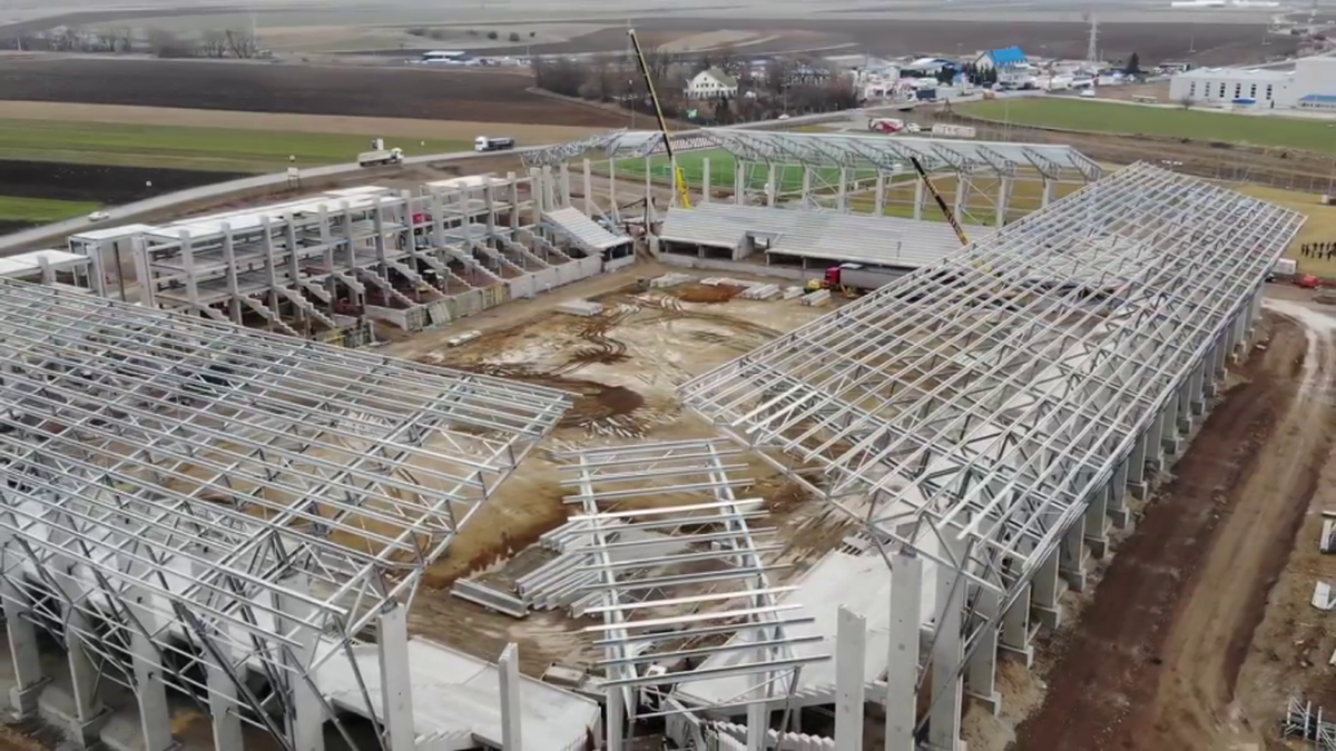 Sepsi Arena, 60% gata