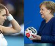Simona Halep e favorita Angelei Merkel