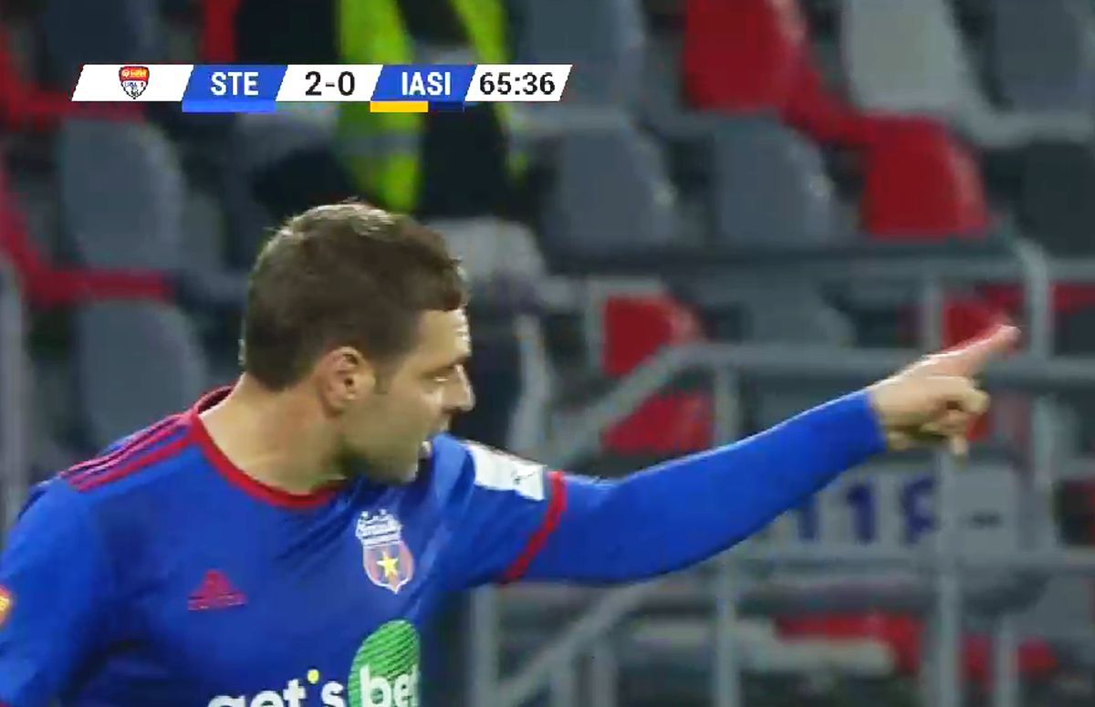 Adi Popa, nervos în CSA Steaua - Poli Iași