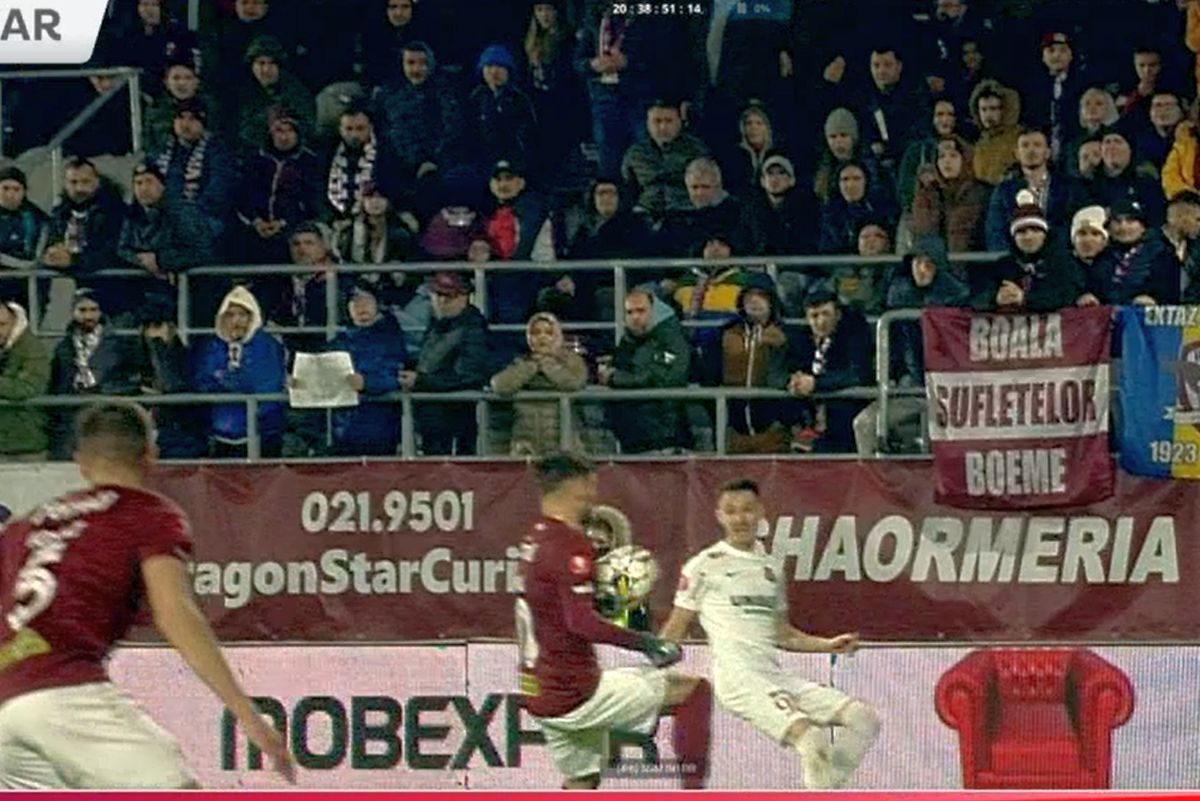 „Asta e tâlhărie! Sunteti legați la ochi?!” » Reacții nervoase după penalty-ul primit ușor de Rapid în prelungiri: „E rea intenție!”