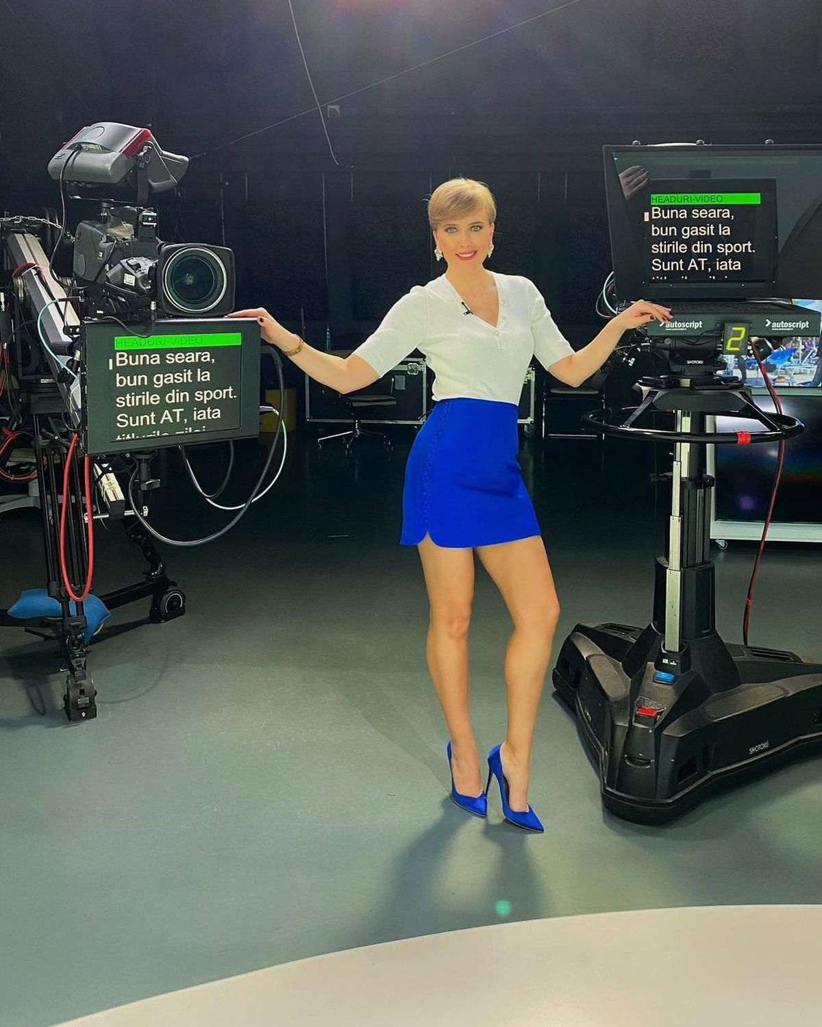 „Dacă nu prezentam știri, eram milionară” » Replicile spectaculoase ale unei prezentatoare TV de sport: „Prefer tăria și șampania”