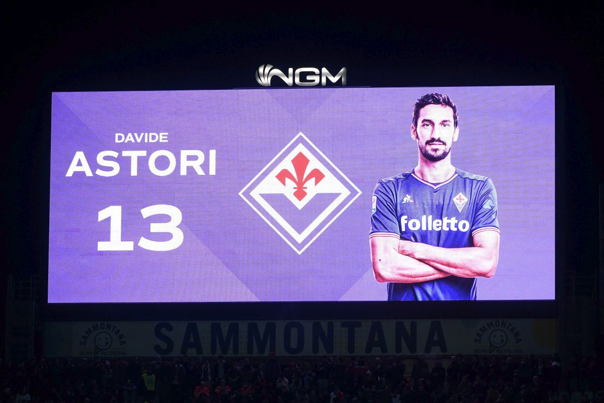 Fiorentina - AC Milan - imagini tari din meci + omagiu pentru regretatul Davide Astori