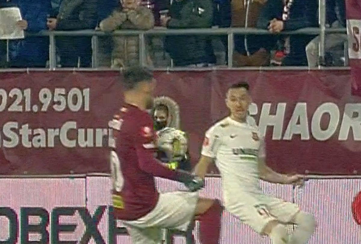 „Asta e tâlhărie! Sunteti legați la ochi?!” » Reacții nervoase după penalty-ul primit ușor de Rapid în prelungiri: „E rea intenție!”