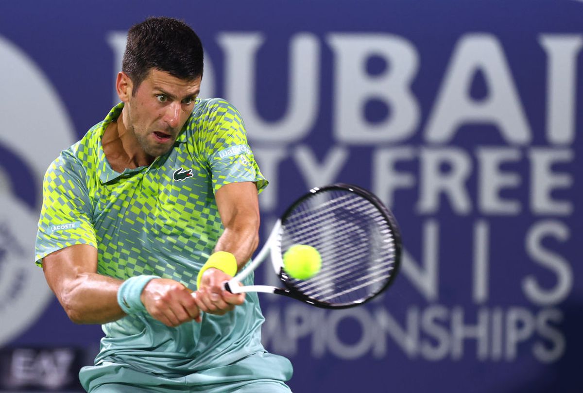 Novak Djokovic, învins de Daniil Medvedev la Dubai